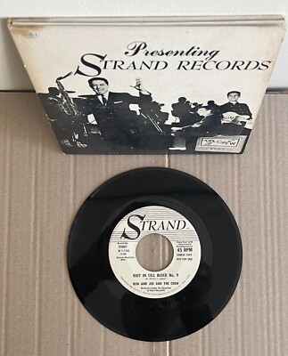 Rare STRAND RECORDS presenting 3x7'' EP THE CREW Riot in Cell Block / Pawn Shop 