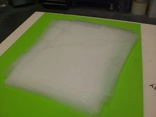 WHITE POLYETHYLENE HDPE PLASTIC SHEETS 0.030" VACUUM FORMING **YOU PICK SIZE**
