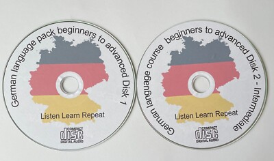 Learn German Audio CD Beginners to Advanced German Language Course FREE P&P