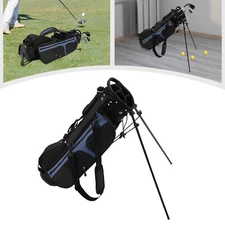 Golf Stand Bag Portable Lightweight Golf Carry Club Bag w/ 3 Dividers &5 Pockets