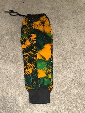 Vintage Hand-sewn Joggers African Print Joggers Stylish Comfortable Size 5 Kids