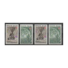 France - Poste - 1982 - No 2247/2248 - 2247a/2248a - Littérature - Santé ou Croi