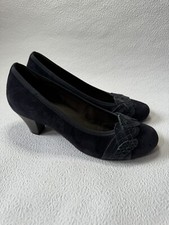 GABOR Ladies navy blue comfortable Smart shoes size UK 4