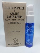 Youth To The People Triple Peptide Cactus Oasis Serum 0.27 fl.oz. 8 ml. Travel S