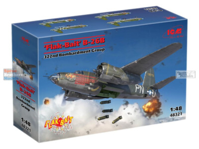 ICM48321 1:48 ICM B-26B Marauder 'Flak-Bait'