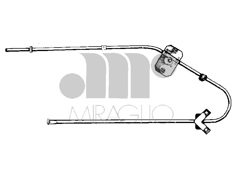 MIRAGLIO 30/89: ALZACRISTALLO MAN. OM 50 1^ DS