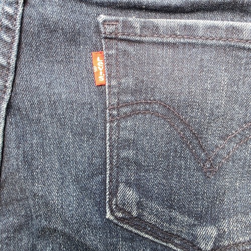 Jeans Levi’s Ragazza Shorty Shorty Corto Denim Blu + Rosa Strisce Glitter Elasticizzato - Foto 7 di 8