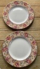2 Royal Doulton Darjeeling Accent Salad Plates H 5247