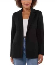 Matty M Ladies Knit Boyfriend Blazer Cotton b54
