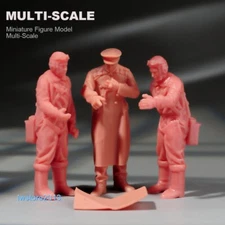 1/87 WWII Soviet Soldiers Scene Props Miniatures Figures Model For Cars Vehicles