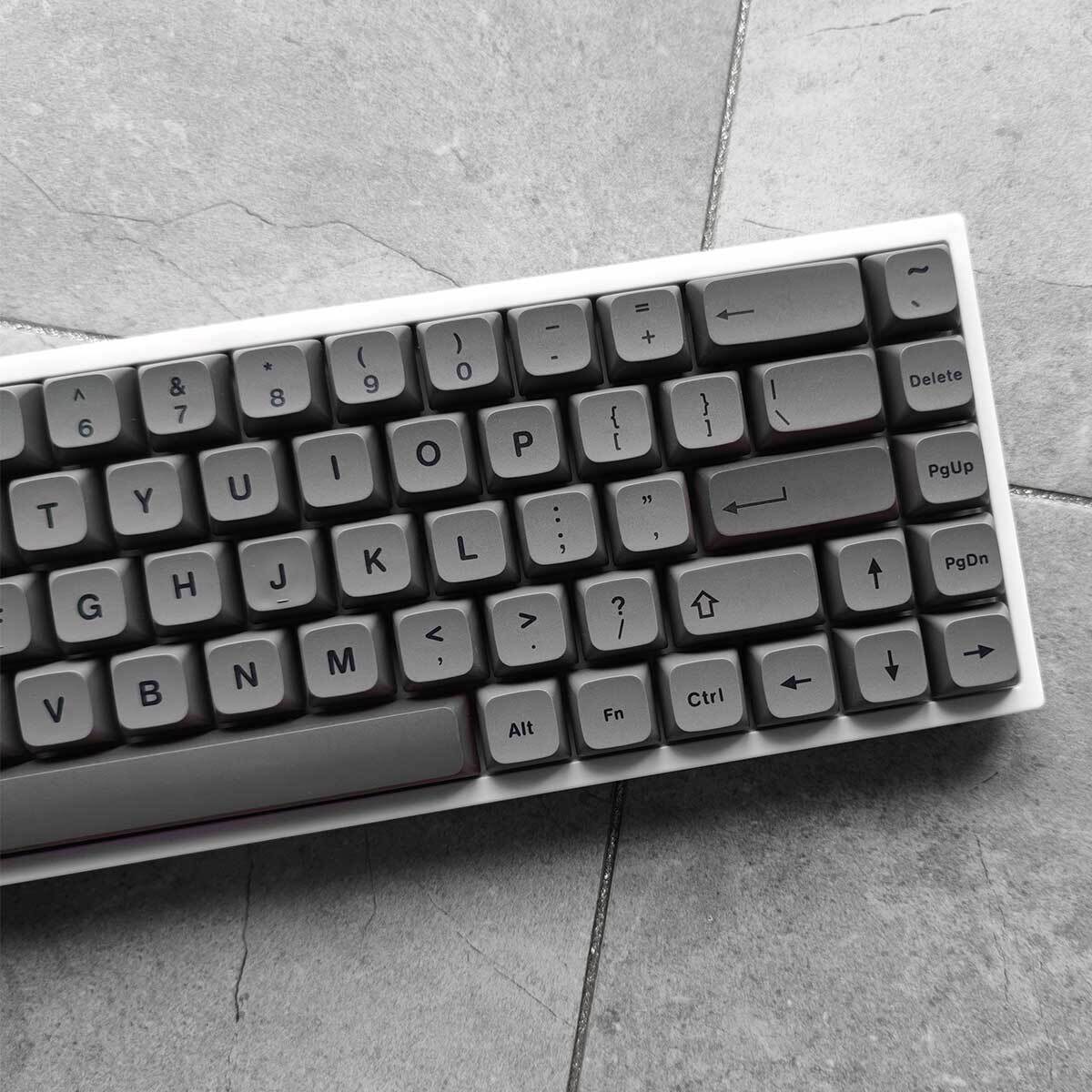 Gray Red Green Pink Blue PBT Keycaps Set XDA 133 Key for MX