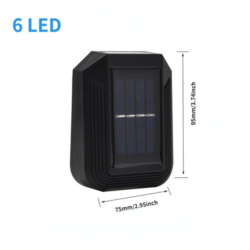 Solar Outdoor LED Garden Lamp Wall Lights Sensor Motion Light Waterproof Pathway - Picture 13 of 15