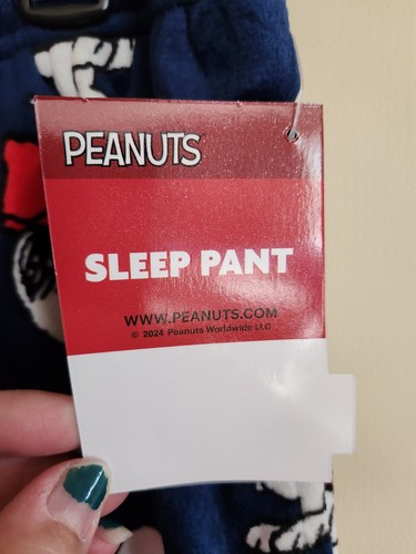 Peanuts Snoopy Mens Pajama Pants Large NWT - Picture 4 of 7