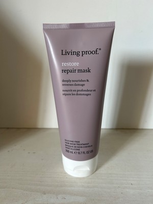 NEW & SEALED Living Proof RESTORE REPAIR MASK for Hair 6.7 oz Silicone Free