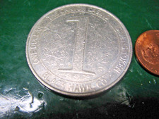 THE CANYON CASINO ONE DOLLAR GAMING TOKEN BLACK HAWK CO. COLORADO