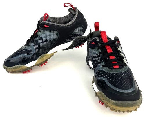 Scarpe da golf FootJoy da uomo taglia 8M FJ Freestyle Flex Zone nere grigie 57333 - Foto 6 di 12