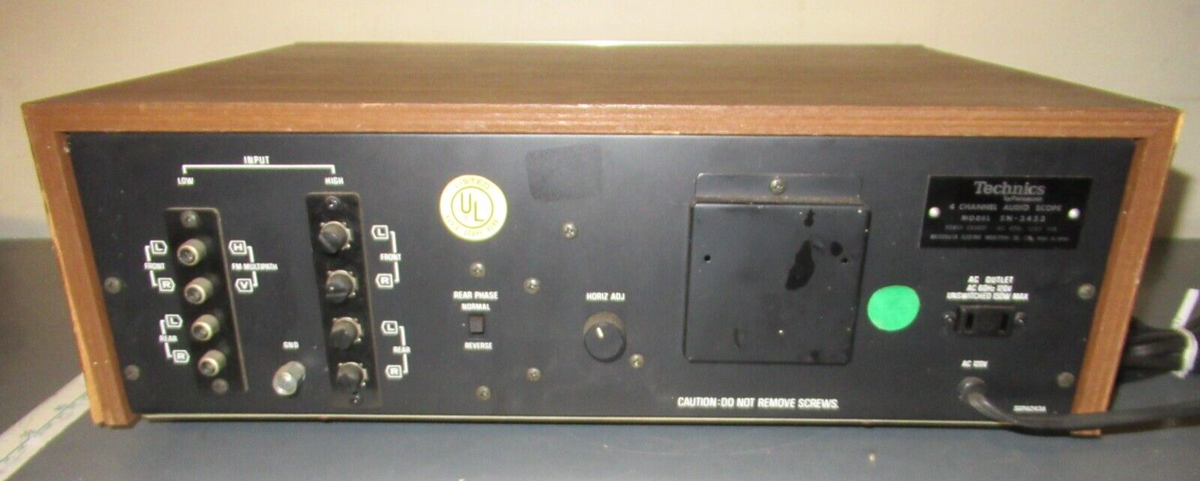 Technics SH-3433 4 Channel Audio Scope | eBay Technics SH-3433 4 Channel Audio Scope | eBay