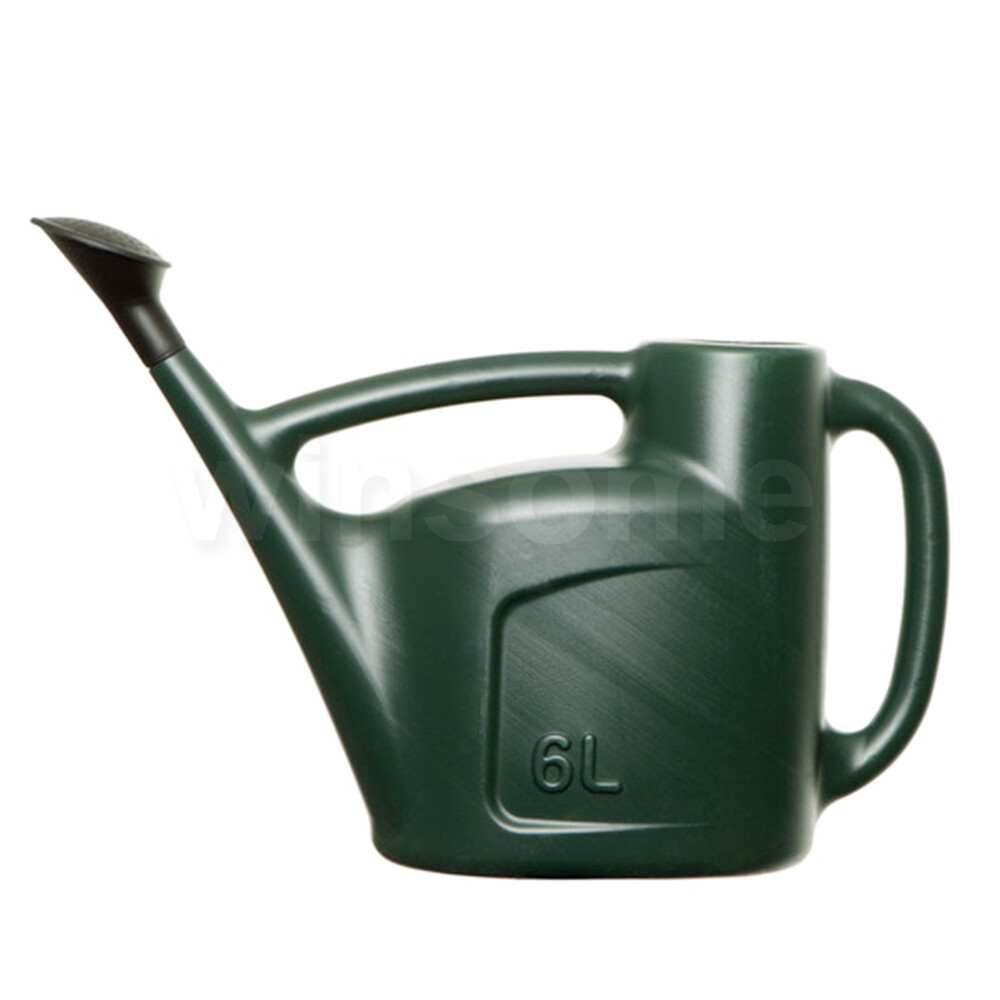 6L Watering Can Detachable for Garden Plants Green Indoor Outdoor Sprinkler Rose