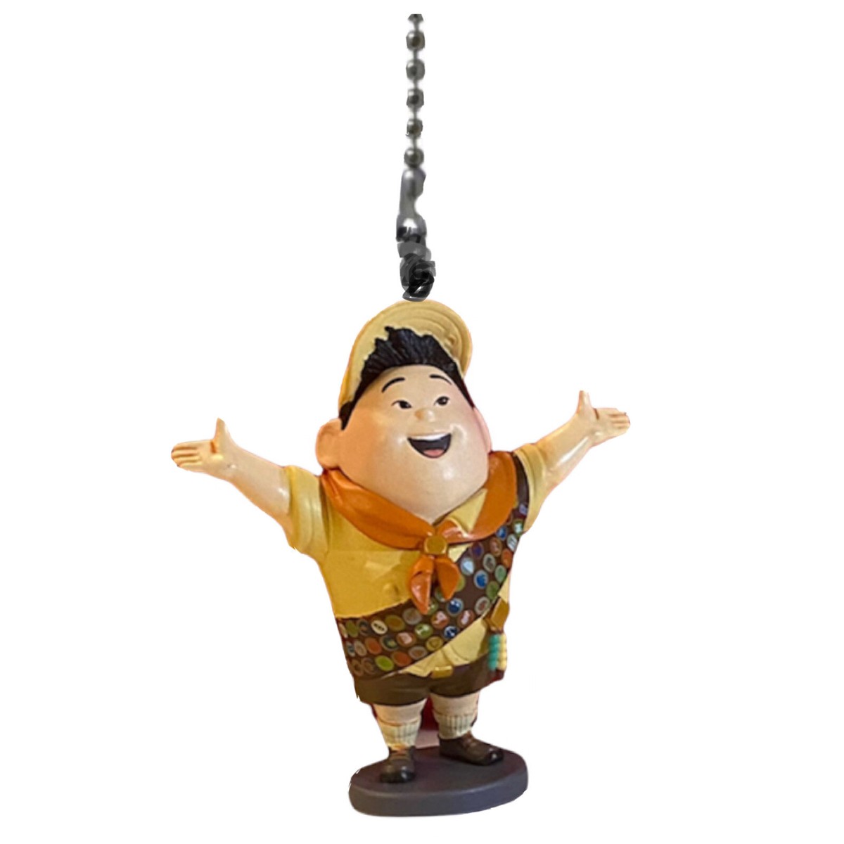 ディズニー　light-up figurine Disney UP Movie Explorer Russell Fan Lamp Light Pull Chain
