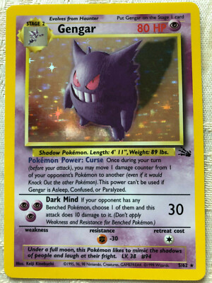 PSA10 ゲンガー　旧裏　ホロ　gengar fossil Gengar Fossil Holo Japanese PSA 10 – TBC Games