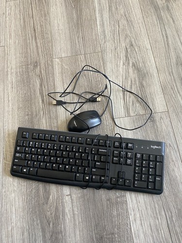 Teclado USB ergonómico de escritorio Logitech K120 negro Y-U0009 y mouse B100 M-U0026 - Imagen 6 de 6