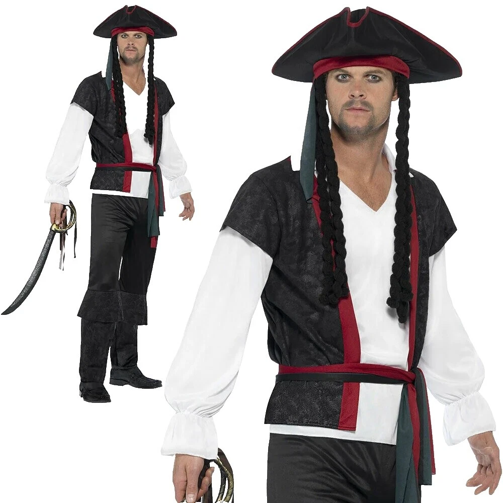 Disfraces de pirata Smiffys Negro Unisex