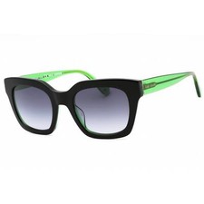 Kate Spade Women's Sunglasses Black Green Acetate Cat Eye Frame CAMRYN/S 07ZJ 9O