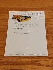 1944 McCormick Deering Farm Machines and Implements IHC Letter Stationery  