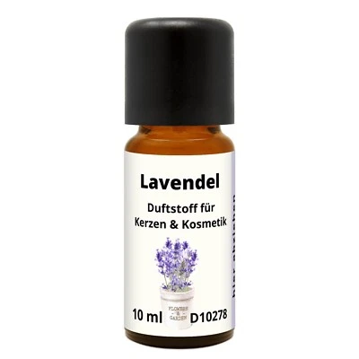 DISTREBUTION Duftstoff Lavendel 10 ml Duftöl für Kerzen, Seifen und Kosmetik, Duft