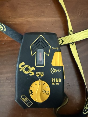 Avalanche Beacon Survival On Snow Inc. F1-ND Transceiver With Harness Strap