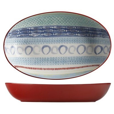 MAXWELL & WILLIAMS SCHÜSSEL OVAL 42X26 CM AUS KERAMIK - LAGUNA