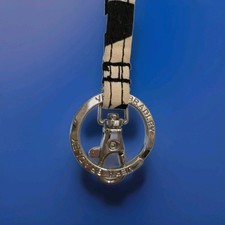 Vera Bradley Lanyard-ID Badge Holder Key Ring Canterbury Colbalt Pattern