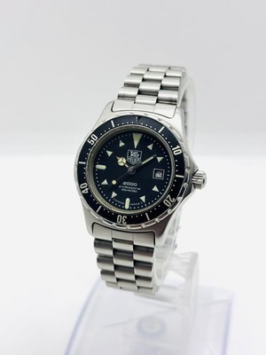 [Exc+5] TAG Heuer 2000 Professional 973.015 Quartz Date Black Dial Women's Watch