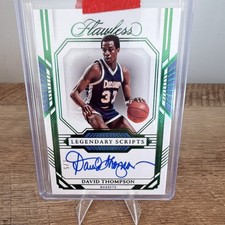 2022-23 Panini Flawless Legendary Scripts David Thompson Autograph /5 #LS-DVT