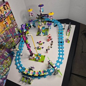 LEGO Friends 41130 Amusement Park Roller Coaster  w/ Box and Catalog