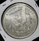 1896-O MORGAN SILVER DOLLAR, AU DETAILS