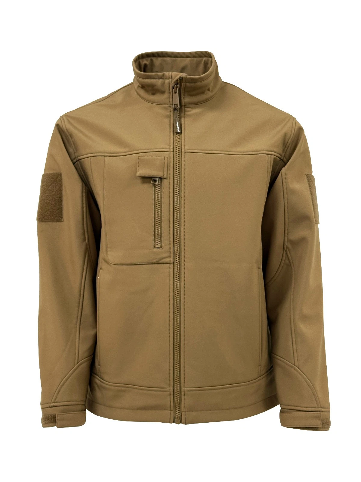RefrigiWear Men's Water-Repellent Softshell Jacket - Military Ranger Tactical L