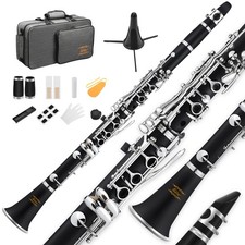 Eastar Concert Clarinet  Hard Case Student / Intermediate School Band Clarinets