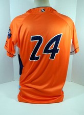 2020 Midwest League All Star Game Eastern Team #24 Game Issued Orange Jersey 88