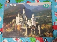 NEW VINTAGE: NEUSCHWANSTEIN CASTLE 2000 pieces Super Big Ben puzzle 1993.