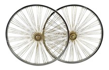 LOWRIDER Bicycle 26  2 Tone Twisted Dayton 144 Spoke Fan Wheels Front  Coaster.