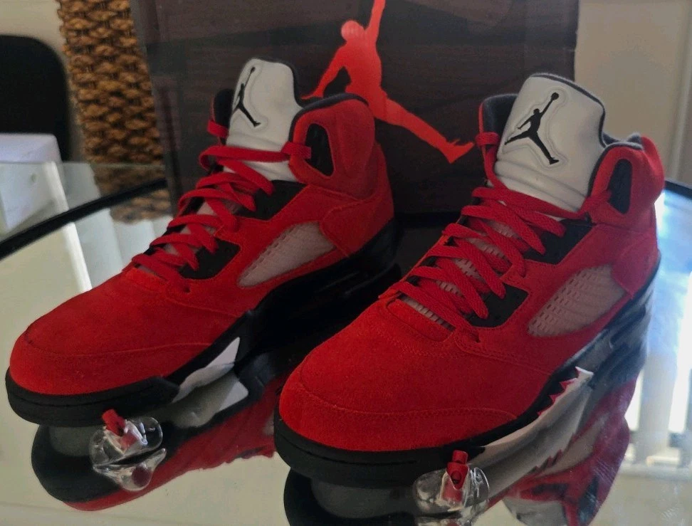 Jordan 5 Retro Red Suede for Sale | Authenticity Guaranteed | eBay