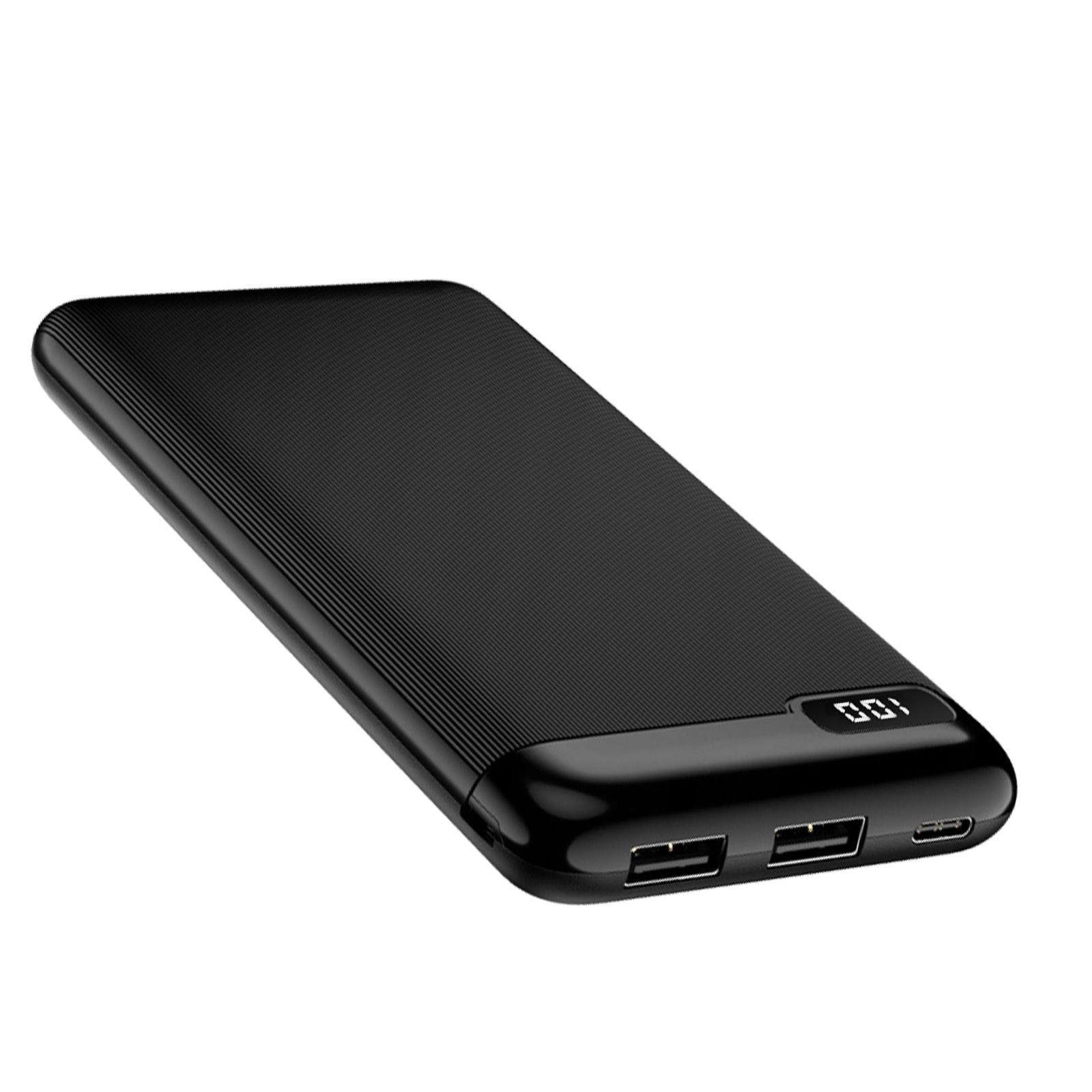 Batterie externe 10000mAh double USB avec ecran de controle LED intelligent