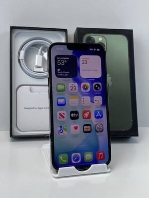 Apple iPhone 13 Pro A2483 512GB Alpine Green 98% battery health Factory Unlocked