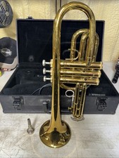 King 603 Cornet w/ Case Bent Bell See Pics