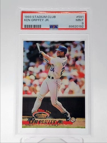 KEN GRIFFEY JR. 1993 TOPPS STADIUM CLUB MEMBERS CHOICE PSA 9 Q4320