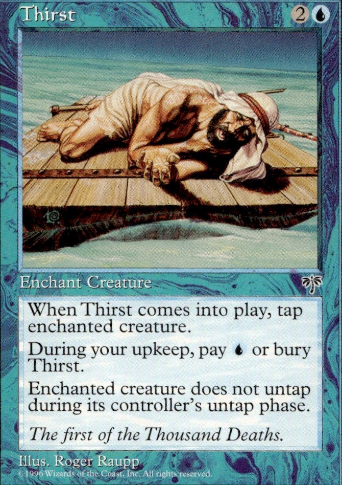 MTG Thirst 99 Mirage Nonfoil LP