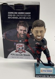 Jaccob Slavin Carolina Hurricanes 3/28/23 Limited Edition Bobblehead NHL Canes