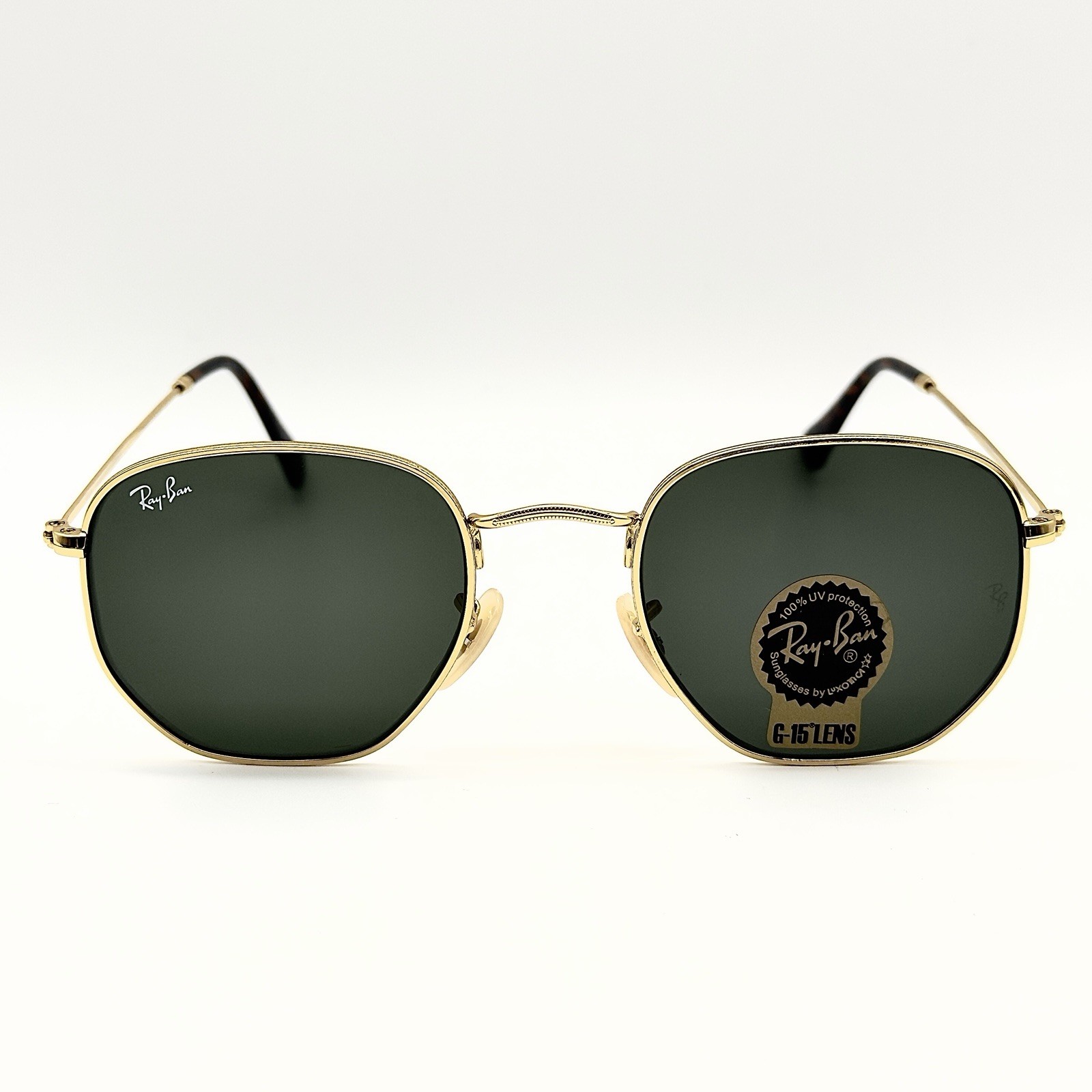 Ray-Ban RB3548 Hexagonal Sunglasses Polarized, Unisex, RRP£202