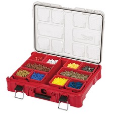 48-22-8430 For Milwaukee 10-Bin Impact Resistant Polymer Packout Case Organizer